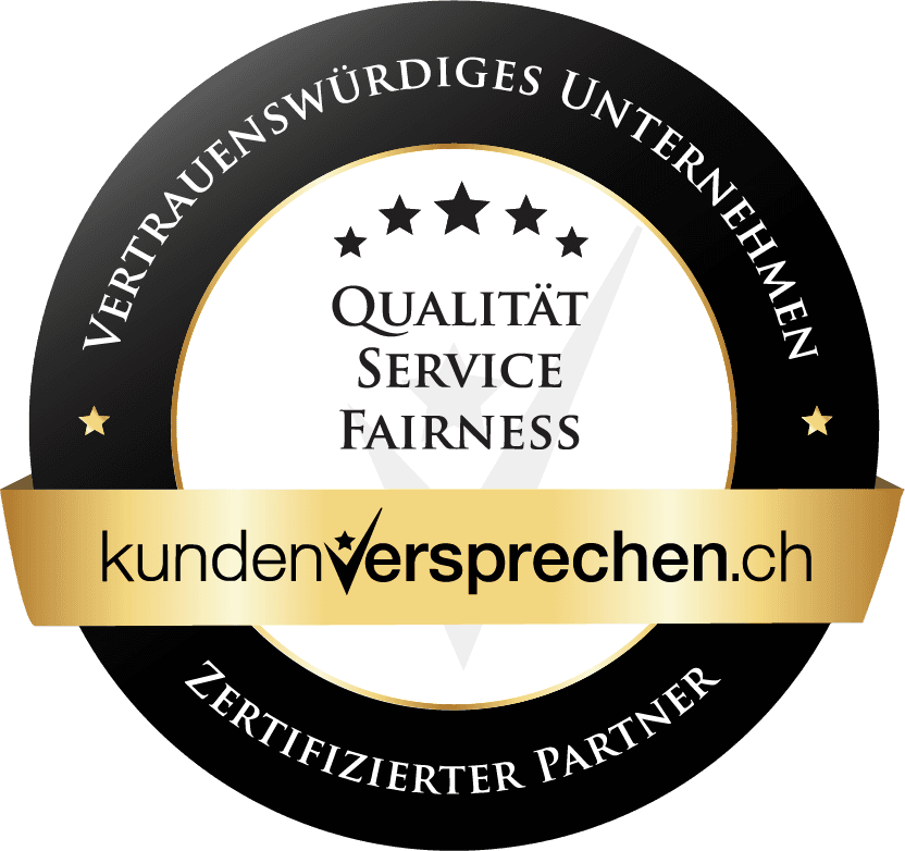 Gütesiegel Kundenversprechen des Schweizerischen Konsumentenbunds