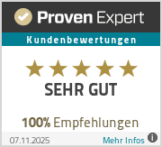 ProvenExpert Bewertungssiegel von Fischlin Reinigungen Schweiz GmbH